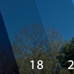 18% vehicle window tint shade